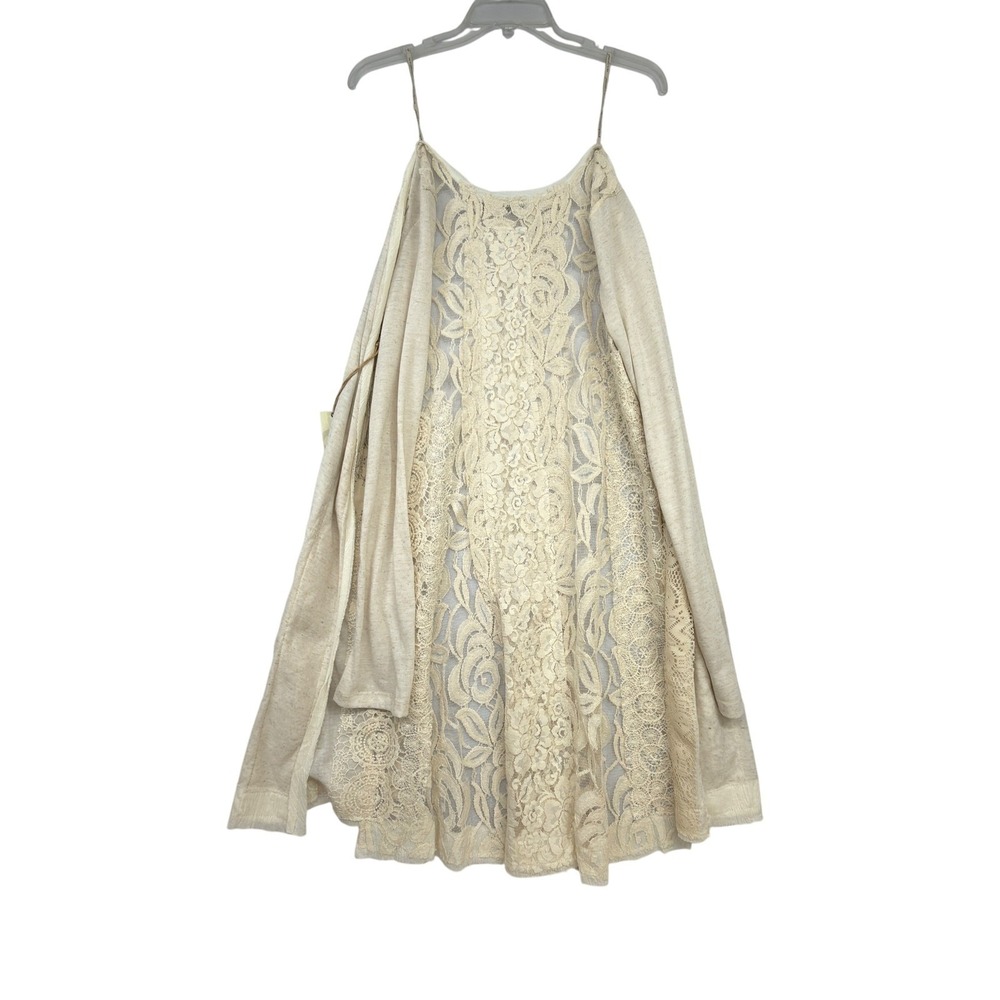 Gimmicks Y2K Boho Lace Longline Cardigan Sheer Romantic‎ Festival Top S - Picture 3 of 7